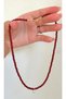 Natural Pearl Pendant Carnelian Agate Necklace 6 mm - 2