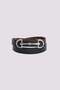 Women's Modern Silver Color Metal Buckle 110 cm Standard Size Black Women's Belt
