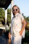 Women's Beige Floral Embroidered Set - 3