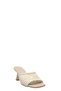 Beige Knitted Heeled Women's Slippers - 2