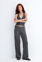 Elastic Waist Wide Leg Trousers Pn19734
