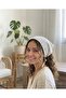 Seamless Hand Knitted White Color Bandana