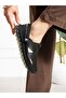 Raven Black Genuine Leather Women's Sandals - 3