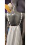 V-Neck Strap Floral Motif Lined Women's Summer Dress - 6