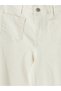 High Waist Wideleg Women's Jean Trousers - 6