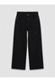 New Season Lcw Jeans Black High Waist Wideleg Women's Jean Trousers - 5