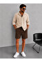 Men's Summer Ottoman Twill Fabric Shorts-Shirt Set