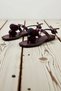 Women's Flat Heeled Sandals with Ankle Strap and Pompom Detail, Faux Leather, Summer, Comfortable Cut, Casual