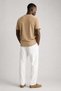 Men's crew neck short sleeve t-shirt - stone - 3