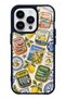 iPhone 14 Pro Amalfi Sardines Design Glossy Phone Case