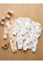 3-Piece Baby Long Romper Set |   Baby Girl |   100% Cotton Rib |   Soft Patterns