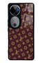 Vivo V40 Red Lv Design Glossy Phone Case