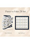 Choose Your Style White Eye Patterned 2-Piece Short Pareo and Bandana Set 150X50 cm / 70X70 cm
