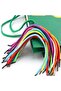 White Polyester Braided Paper Bag Handle Cord Rope for Shopping Bag Replacement 35cm - 3