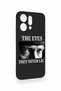 Oppo Reno 14 Compatible Ataturk Eyes Patterned Silicone Case - 3