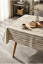 Erasable Oilcloth Tablecloth with Pvc Fiber Base_Geometric_1235 - 5