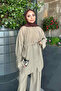Mink Waist-Tie Shirt and Trousers Set - 3