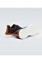 ZEGNA BLACK DEERSKIN TRIPLE STITCH MENS SNEAKERS - 4