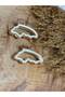 Butterfly Wing Model, Metal Gold with a Shiny Finish, 8 cm Bone Clasp Buckle. - 2