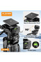 Camera/Camcorder Travel DSLR Tripod Stand 180cm, with Remote Control, Phone Clip | Flare Gadgets - 7