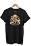 Cool Cats Summer Club Unisex Cat Printed Summer Themed Regular Fit Crew Neck T-Shirt