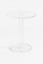 Circular Acrylic serving table, unique plexi design for your home or office,38x38 x 53 cm, (Modern, ET0012)