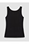 Lcw Everyday Black U-Neck Women's Undershirt - 6