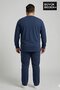 Men's Large Size 2-Piece Set Long Sleeve 2 Thread Crew Neck T-Shirt Spr26Bts542+2 - 3