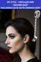 Zet Style Vinculum Nox – the Bond of the Night Gothic Stainless Steel Cartilage Chain Earrings - 4