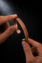 Men's and Women's Copper Bracelet with Leather Weave on Top and Magnet Model Pure Copper Bracelet - 4
