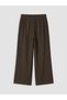 Vizyon New Season Elastic Waist Wide Leg Women's Trousers - 6