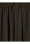 Vizyon New Season Elastic Waist Wide Leg Women's Trousers - 5
