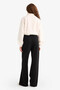 Straight Fit Stretchy Waisted Basic Sweatpants - Black - 5