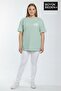 Süperlife Women's Large Size Chef's Selection Printed 3Xl-6Xl Crew Neck T-Shirt Spr25Btsk510-04