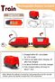 83 PCS Electric RC Rail Train Track Set for Kids 3+ USB Type C Rechargeable Train Toy with Remote Control Railway Playset Educational Building Toy with Bridge Crossing Signs Trees Gift for Boys Girls - 3