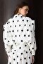 Polka Dot Shirt White 2836 - 5