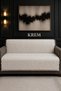 Ziza Sofa Cover 100% Cotton Fringed Double-Sided 170X210 Size Bohemian Sofa Bed Chair Cover Sitting and Back Area - 2