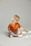 Baby Boy Organic Crewneck Buttoned T-Shirt - 4
