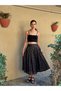 Valerie Flared Lined Long Skirt Women's Smoked - 4