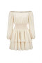 Princess Chiffon Dress Cream