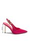 Women's Special High Heels Stylish Buckled Open Back Casual Pointed Toe Evening Dress Shoes 400 - 3