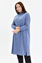 Stand collar two thread zippered tunic - 3