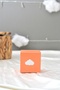 Cloudy Pastel Orange Business Card Holder, Note Holder, Paper Holder, Photo Holder - 4