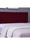 NEPTUNE HEADBOARD VELVET MAROON L-160 : H-125 CM