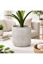 Kaylee Cement Planter 32x32cm- Grey