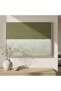 Echowind Textured Framed Wall Art 62.5x82.5cm - Green