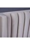 VENUS HEADBOARD VELVET BEIGE L-140 : H-125 CM - 6