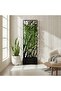 Wolver Metal Screen With Planter 50x15x130cm - Matt Black