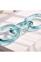 Figaro Glass Chain Decor Accent 33x9x3cm - Blue - 2
