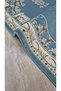 İrfan, Luxury Mihrapli Acrylic Woven Prayer Mat Turquoise Gold Embroidered Velvet Soft Textured Prayer Mat Sajjadah - 2